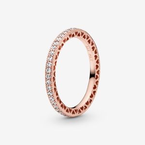 Pandora Sparkle & Hearts Ring